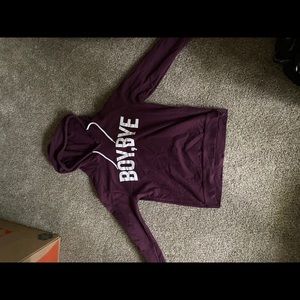 Maroon hoodie